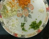 A picture of step 3 of Vegetable momos.