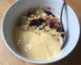 A picture of step 7 of Apple and blackberry crumble.