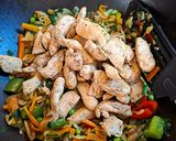 A picture of step 11 of Chicken Lo Mein C&G.