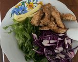 Foto langkah ke 3 dari resep Chicken Wrap Tortilla.