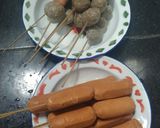 Foto langkah ke 1 dari resep 501. Bebakaran Bakso Sosis.