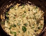 A picture of step 2 of Brad's crab roll ups.