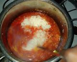 A picture of step 4 of Palm oil rice.