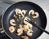 Hình bước làm 5 của món Bún trộn tôm chua cay