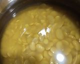 A picture of step 1 of Lima beans sabji.