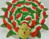 A picture of step 4 of INDEPENDENCE DAY special TRI COLOURS IDLI PEACOCK.