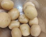 Minty campfire potato recept fázis 1 fotója