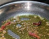A picture of step 1 of "Bihari Palak Saag".