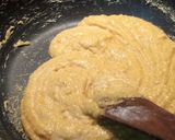 A picture of step 2 of Besan malai peda.