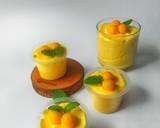 Cara Membuat Puding busa jeruk mangga 4