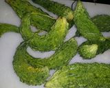 A picture of step 1 of Stuffed Karela Rings.