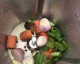 Foto del paso 1 de la receta Arepas de ternera deshilachada en salsa de mostaza, miel y vegetales (versión normal y Mambo)