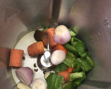 Foto del paso 1 de la receta: Arepas de ternera deshilachada en salsa de mostaza, miel y vegetales (versión normal y Mambo)