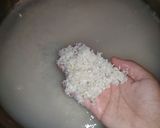 A picture of step 1 of Badami kheer.