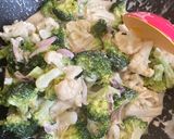 A picture of step 3 of Creamy butter broccoli.