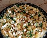 Une image de l'étape 2 de Gratin d'épinards et pommes de terre.