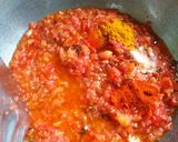 A picture of step 3 of Makki di Roti te Sarso da saag.