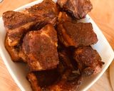 Mézes fokhagymás oldalas sütőben recept fázis 3 fotója