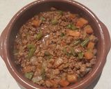 Foto del paso 3 de la receta: Pastel de carne cubierta de puré patata o "cottage pie"