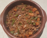 Foto del paso 3 de la receta: Pastel de carne cubierta de puré patata o "cottage pie"