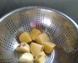 A picture of step 1 of Chicken curry.