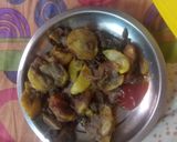 A picture of step 3 of Ogle ke pakore.