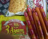 Foto langkah ke 1 dari resep Sosis mie telur gulung.