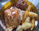 Foto del paso 5 de la receta: Pollo al horno macerado con naranja