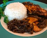 Foto del paso 14 de la receta: Pechuga de Pollo con Cebollas Caramelizadas y Arroz