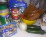 Foto del paso 1 de la receta: Espaguetis de zucchini con tinga