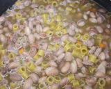 A picture of step 2 of Pasta fagioli.