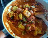 A picture of step 6 of Paneer Tikka Masala.