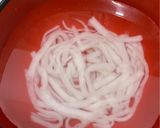 Foto langkah ke 3 dari resep Che Hun Tiau (Bubur Sagu Gunting).
