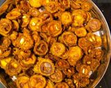 A picture of step 5 of Karela Wafers.