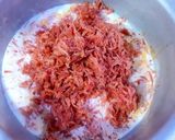A picture of step 3 of Halwa e gajar.