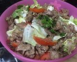 Hình bước làm 4 của món Thịt bắp bò trộn dầu dấm salat