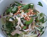 Hình bước làm 4 của món Cháo gà + gỏi