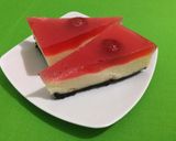 Foto langkah ke 6 dari resep #10 Strawberry Cheesecake (Roti Tawar, No Bake).