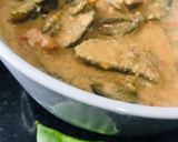 A picture of step 3 of Nkhungudzu (Snap Peas) in Groundnut flour.
