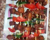 A picture of step 4 of Plantain kebab.
