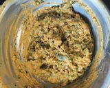 A picture of step 3 of Leftover poha corn fritters.
