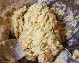 A picture of step 3 of Zucchini and Carrot Fritters in the Air Fryer.