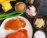 Foto langkah ke 1 dari resep Kepiting Saus Telur.