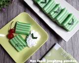 Cara Membuat Kue lapis jongkong pandan 5