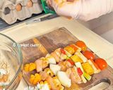 Foto langkah ke 3 dari resep Barbeque Mix Skewers.