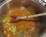 A picture of step 6 of Thai style salmon chowder.