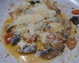 Foto del paso 4 de la receta: Ñoquis tricolor: cherry y hongos salteados