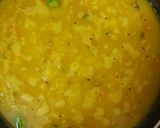 A picture of step 4 of Dal Dhokli.