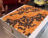 Foto langkah ke 5 dari resep Batik Roll Cake Kukus.