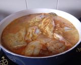 Foto langkah ke 5 dari resep Gulai kepala dan fillet kakap merah kecombrang.